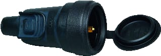 Kopp - Koppelcontactstop (geaard) Rubber-Kop Steker Vergr