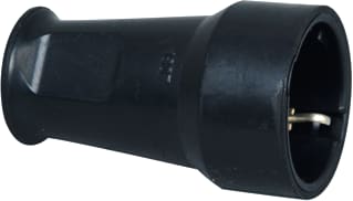 Kopp - Koppelcontactstop (geaard) Rubber-Kop Knikbesch