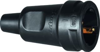 Kopp - Koppelcontactstop (geaard) Rubber-Kop Zware Uitv