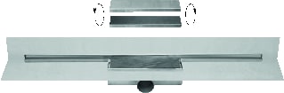 Easydrain - M-Line Douchegoot 70Cm Wslot 50Mm