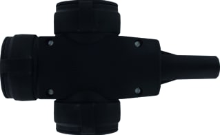 Kopp - Koppelcontactstop (geaard) volrubbere kop 3-v
