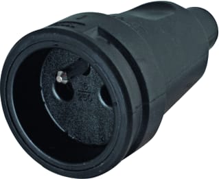 Kopp - Koppelcontactstop (geaard) Kop Rubber Penaarde
