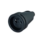 Kopp - Koppelcontactstop (geaard) Kop Rubber Penaarde