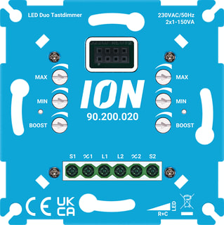 ION INDUSTRIES - Dimmer Led Duo Tastdim 2X150W
