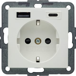 Hager Berker - Wandcontactdoos (WCD schakelmat.) 48141909