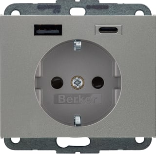 Hager Berker - Wandcontactdoos (WCD schakelmat.) wcdschakm 48147004