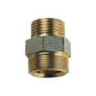 RBM - Fitting met 2 aansluitingen Dubb. Nippel 1/2Xrbm Draad