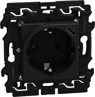 Bticino - Wandcontactdoos (WCD schakelmat.) wcdschakm btyd4141usb