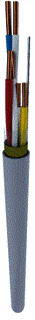 TKF - Data- en communicatiekabel JH(ST)H 3X2X,8+,8 GR RI100