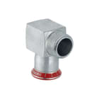 Mapress - C- Staal 216.. Fitting met 2 aansluitingen mapr.knie  90gr 22x3/4 budr