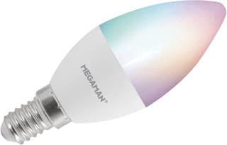 Megaman - LED-lamp matter kaars 4.8w rgbw