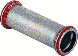 Geberit - Mapress C-staal Fitting met 2 aansluitingen Mapr.Sok Lang 22 Mm
