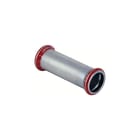 Geberit - Mapress C-staal Fitting met 2 aansluitingen Mapr.Sok Lang 22 Mm