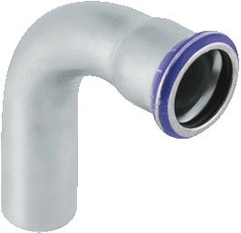 Geberit - Mapress RVS Fitting met 2 aansluitingen Mapr.Rvs Bocht 90Gr 35Mm Glad