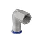 Geberit - Mapress RVS Fitting met 2 aansluitingen Mapr.Rvs Knie 35X11/4 Bi/Dr
