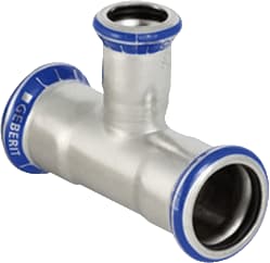 Geberit - Mapress RVS Fitting met 3 aansluitingen Mapr.Rvs T-Stuk 54X28X54Mm