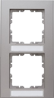 Kopp - Afdekraam schakelmateriaal Hk07 Pure Afd.Raam 2V Stl