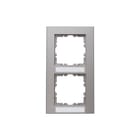 Kopp - Afdekraam schakelmateriaal Hk07 Pure Afd.Raam 2V Stl