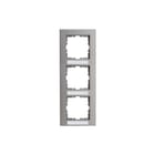 Kopp - Afdekraam schakelmateriaal Hk07 Pure Afd.Raam 3V Stl
