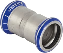 Geberit - Mapress RVS Fitting met 2 aansluitingen Mapr.Rvs Sok 35Mm
