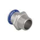 Geberit - Mapress RVS Fitting met 2 aansluitingen Mapr.Rvs Overgst.42X1.1/2 Bu