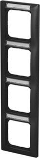 ABB Busch-Jaeger - Balance Afdekraam schakelmateriaal tekstafdrm 4-v vert si-b-
