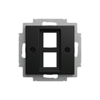 ABB Busch-Jaeger - Balance Inzetplaat schakelmateriaal cpl 2 x mj 216000-2 si-b