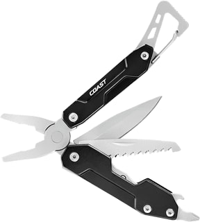 Coast - Zakmes/multifunctioneel gereedschap 13-In1 Rvs+Clip