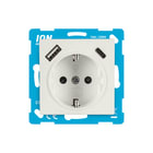 ION INDUSTRIES - Wandcontactdoos (WCD schakelmat.) wcd ra usb a+usb c aanrbev