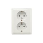 ION INDUSTRIES - Wandcontactdoos (WCD schakelmat.) wcd half opb 2-v ra alpwt