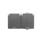 ION INDUSTRIES - Wandcontactdoos (WCD schakelmat.) opb wcd 2-v ip55 grijs