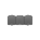 ION INDUSTRIES - Wandcontactdoos (WCD schakelmat.) opb wcd 3-v ip55 grijs