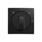 ION INDUSTRIES - Afdekraam schakelmateriaal centrpl+drkn 3-st+nulst zw