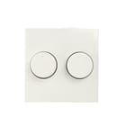 ION INDUSTRIES - Afdekraam schakelmateriaal Centrpl Dimmkn Duo Alpw