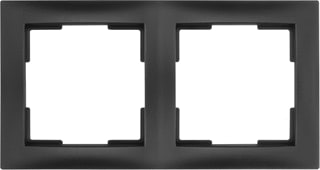 ION INDUSTRIES - Afdekraam schakelmateriaal Afdekraam 2-Voudig Mzw