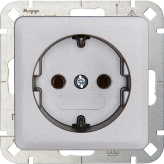 Kopp - Wandcontactdoos (WCD schakelmat.) hk02 - wcd 1v ra staal
