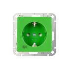 Kopp - Wandcontactdoos (WCD schakelmat.) hk05-wcd 1v ra sh sv grn