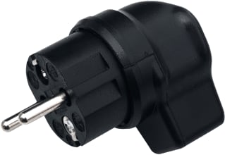 Kalthoff - Geaarde stekker Rubberen Stekker 341 Zw
