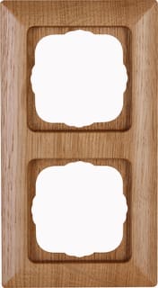 Kopp - Afdekraam schakelmateriaal hk02-afdekraam 2-v eik