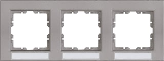 Kopp - Afdekraam schakelmateriaal hk07-afdrm 3-v +tkstvnstr