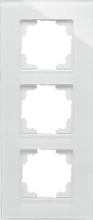 Kopp - Afdekraam schakelmateriaal hk07-glas-afdrm 3-v wt