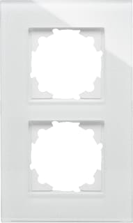 Kopp - Afdekraam schakelmateriaal hk07-glas-afdrm 2-v wt
