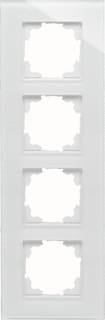 Kopp - Afdekraam schakelmateriaal hk07-glas-afdrm 4-v wt