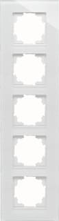 Kopp - Afdekraam schakelmateriaal hk07-glas-afdrm 5-v wt