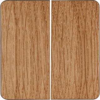 Kopp - Bed.element / centr.pl. schakelmat. hk02 - wip dubbel, eiken