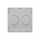 Kopp - Bed.element / centr.pl. schakelmat. hk07-dimmerplaat duo, bgr