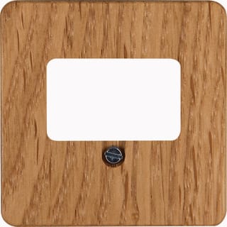 Kopp - Inzetplaat schakelmateriaal hk02-afdpl tae/usb eik
