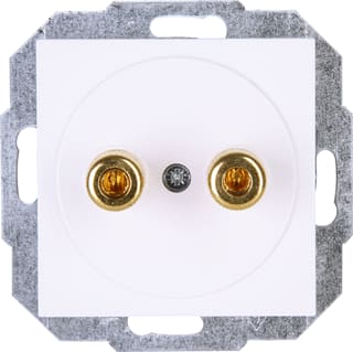 Kopp - Inzetplaat schakelmateriaal hk07-ldsprkrstcont wit
