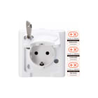 Kopp - Wandcontactdoos (WCD schakelmat.) electr-wcd 1vra dksl ip44