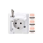 Kopp - Wandcontactdoos (WCD schakelmat.) electr-wcd 1vra dksl ip44